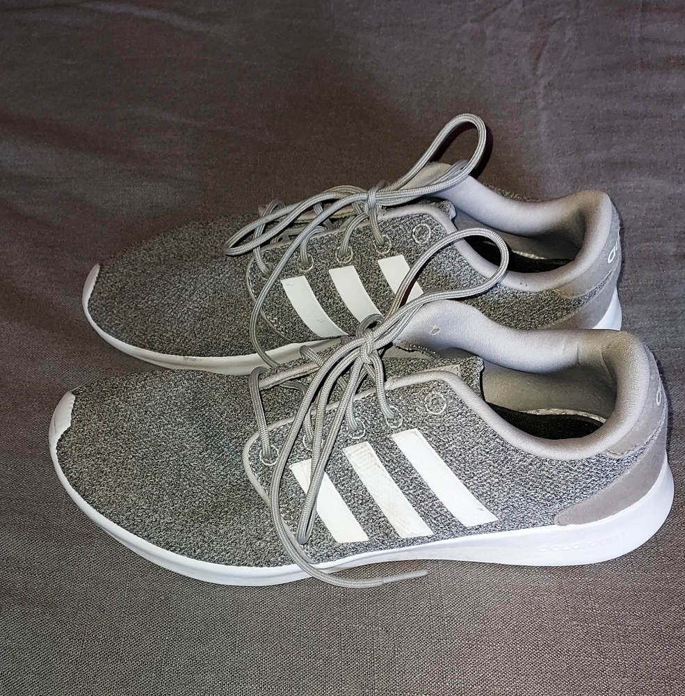 Adidas Womens Gray Sneakers Size 9 - Picture 2 of 7
